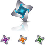 炫彩3d企业logo设计