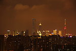 上海浦东陆家嘴夜景