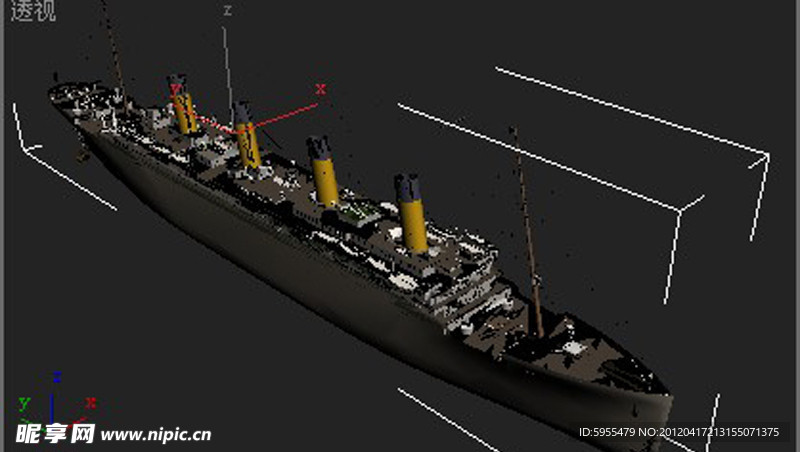 泰坦尼克号3d模型