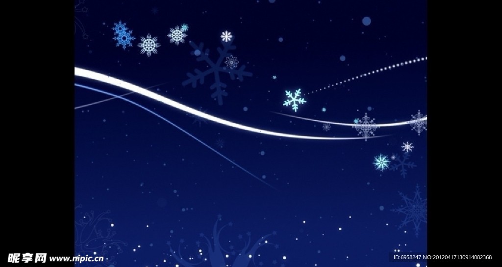 舞动雪花