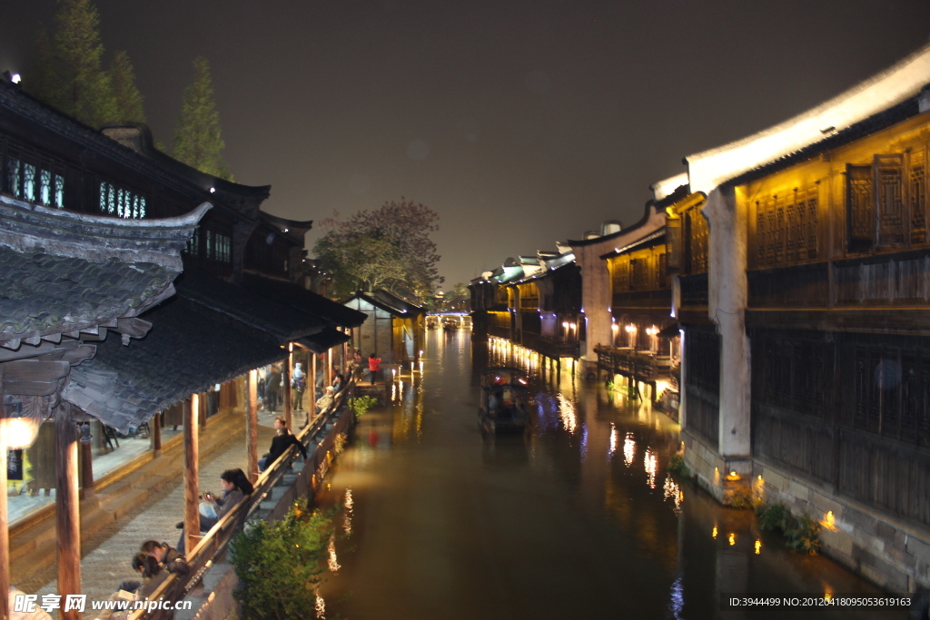 乌镇西栅夜景