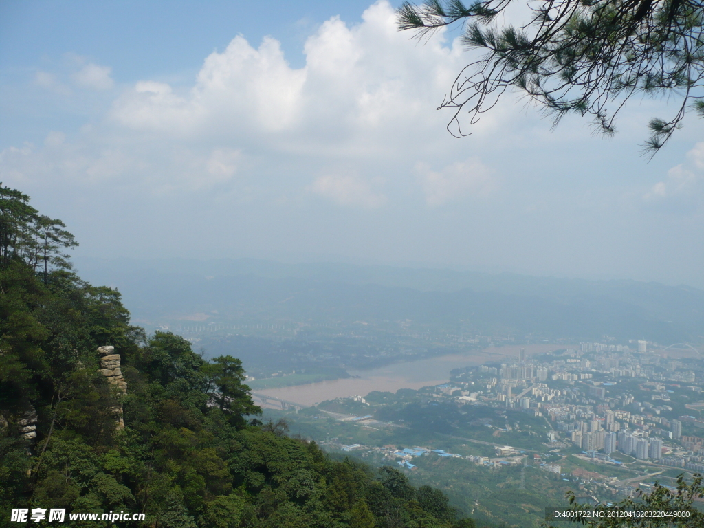 缙云山山顶风光