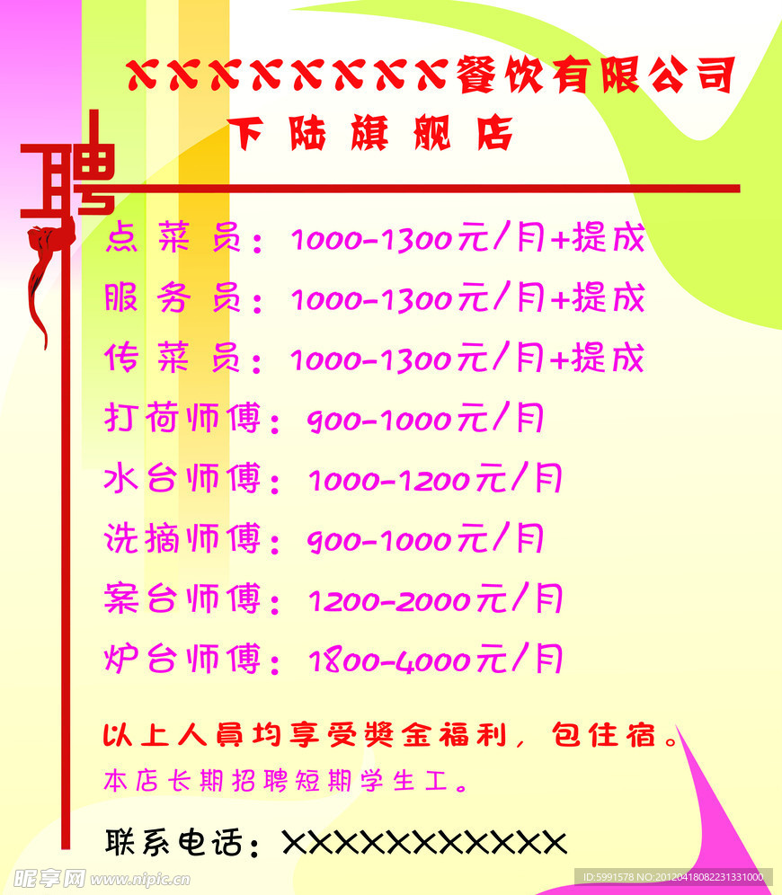 招聘海报