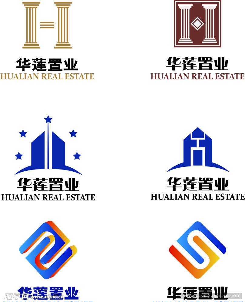 华莲置业LOGO