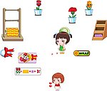 卡通美女