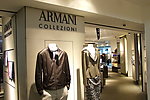 阿玛尼店内展示