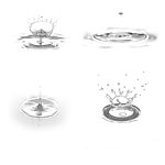 水波 水珠 水