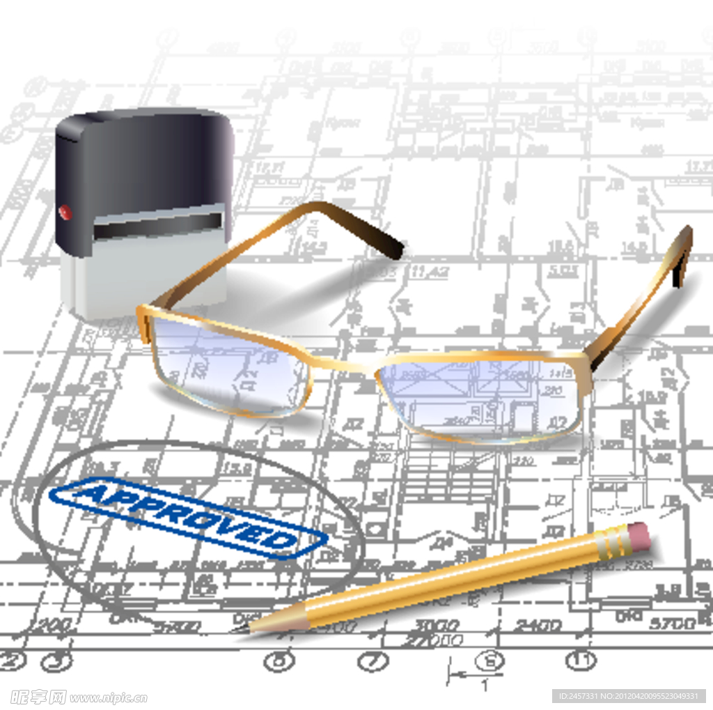 建筑工程图纸模型图