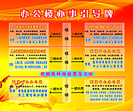 办公楼办事引导牌
