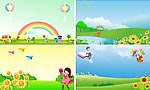 幼儿园名片模版