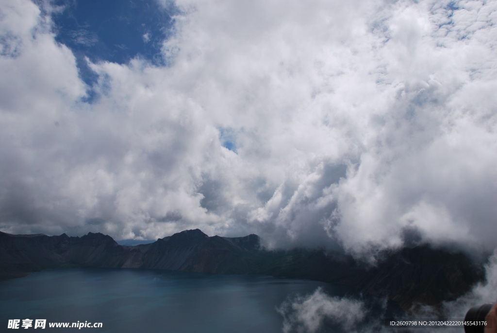 长白山天池云景