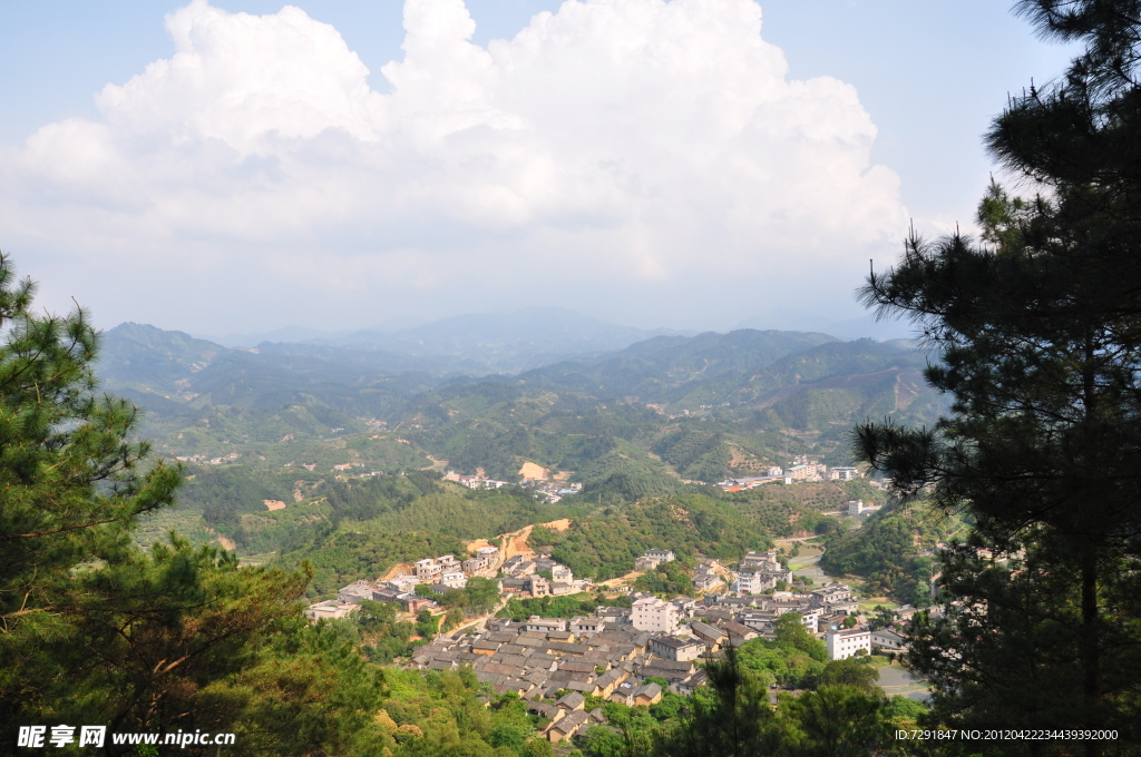南方山村 高清小镇