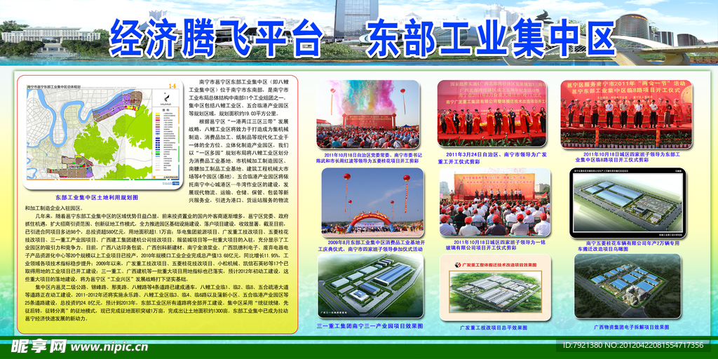 东部工业发展板报