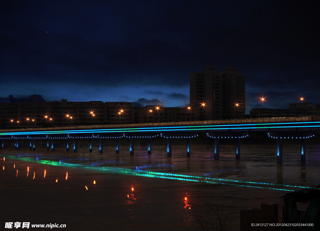 大桥夜景亮化照明设计方案