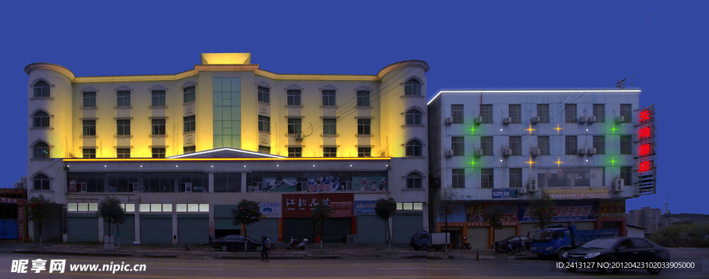 小型酒店旅馆灯光亮化方案