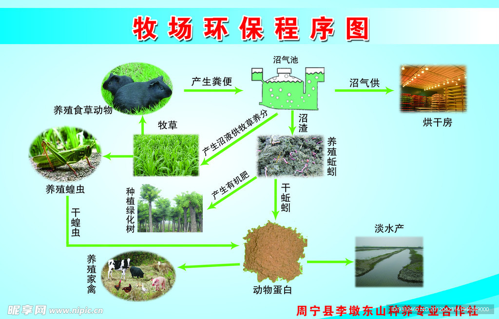 牧场环保程序图