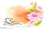 手绘花卉