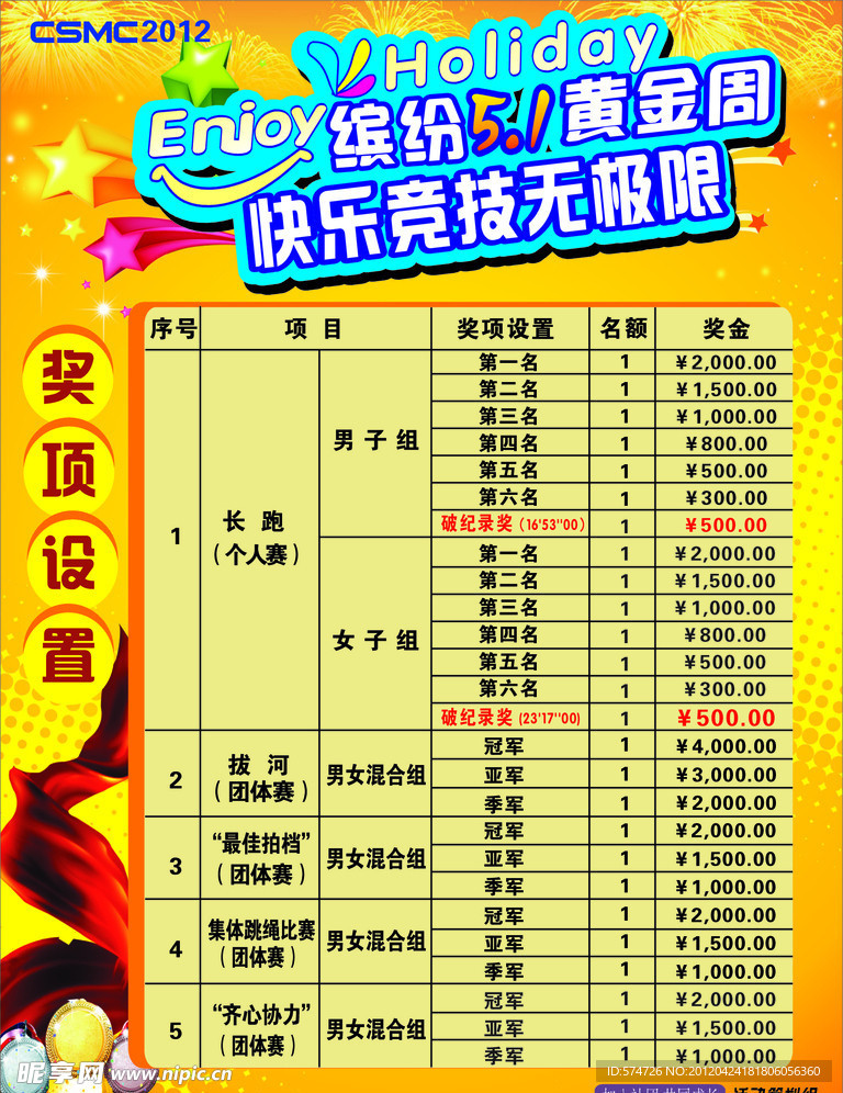 奖项设置