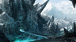 雪山 山洞 石桥