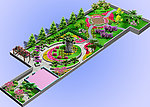 地税局屋顶 花园效果图
