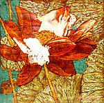 现代抽象装饰漆画素材
