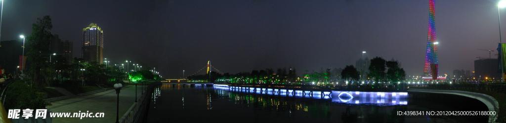 广州市超长夜景