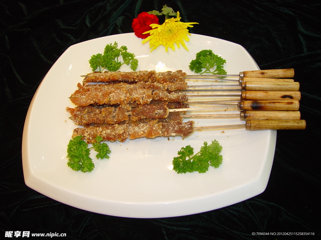 串炸牛柳串