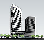 SketchUp办公楼