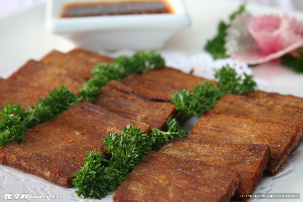 卤肉夹膜