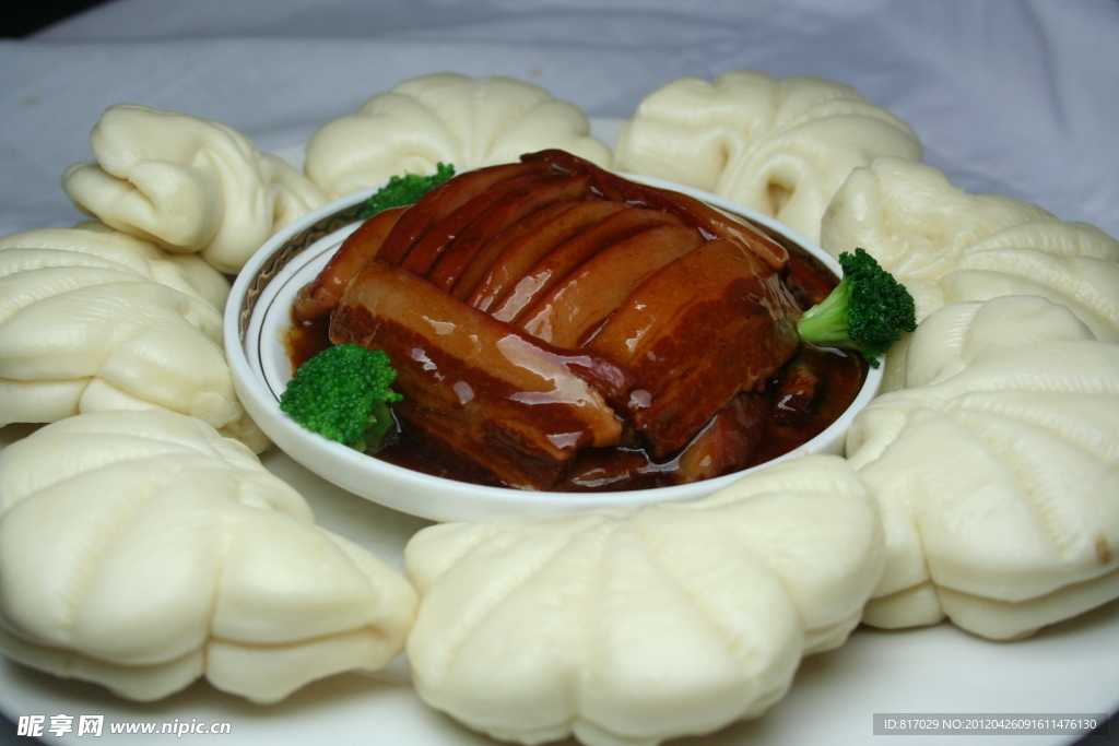卤肉夹膜