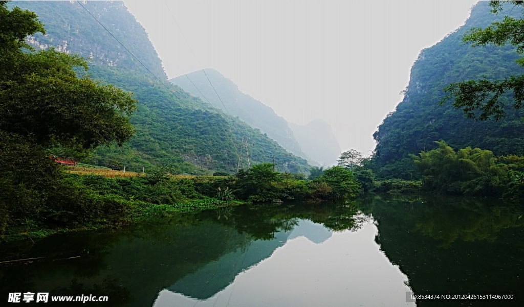 柳溪的山水