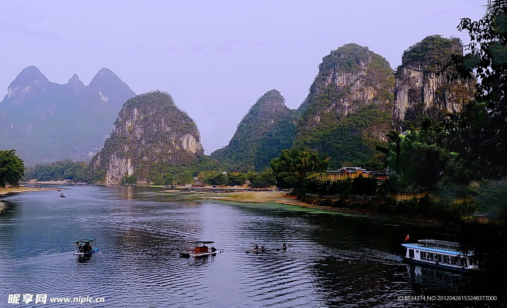 柳溪的山水