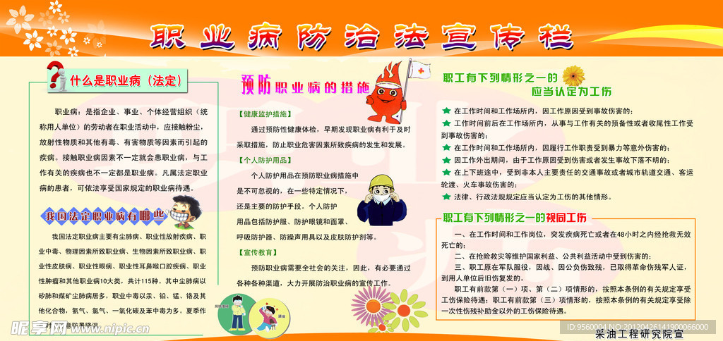 职业病展板