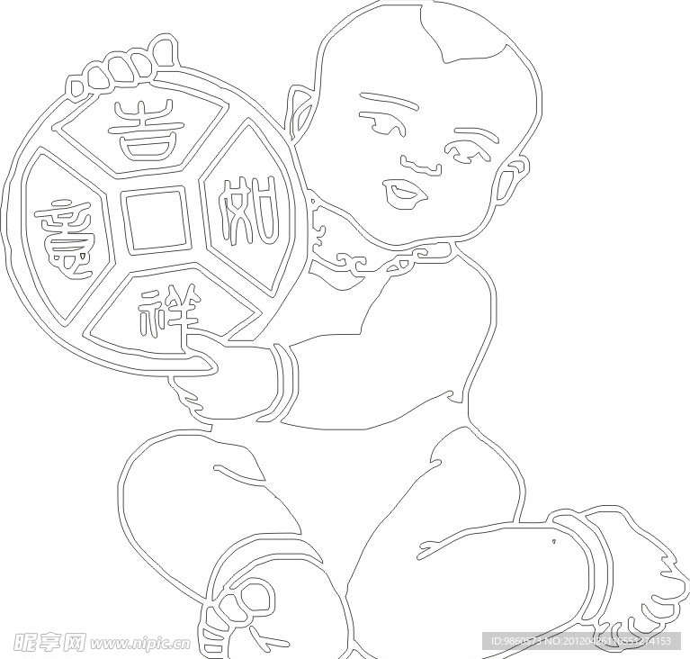 吉祥如意福娃