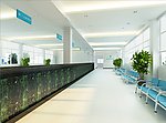 某自来水厂大厅模型