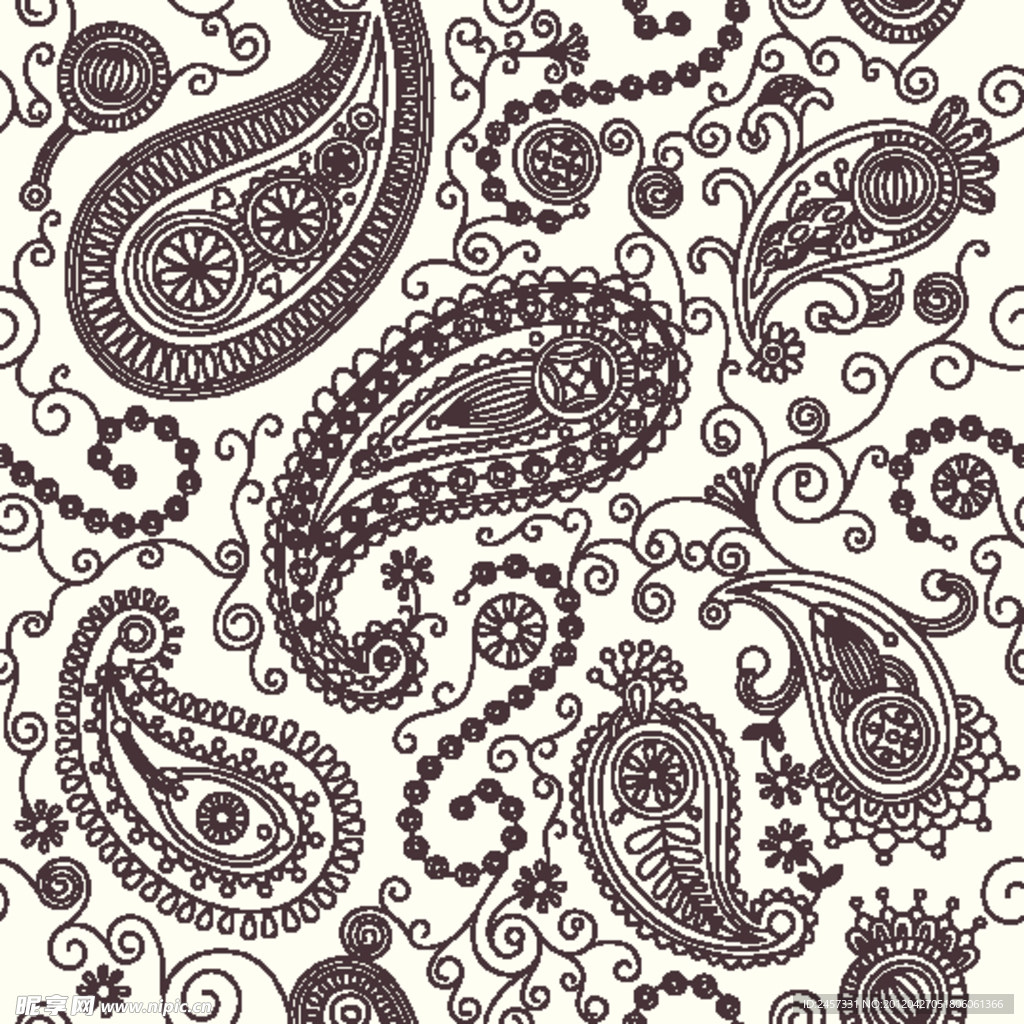 欧式花纹 古典花纹底纹
