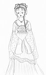 白描 美女