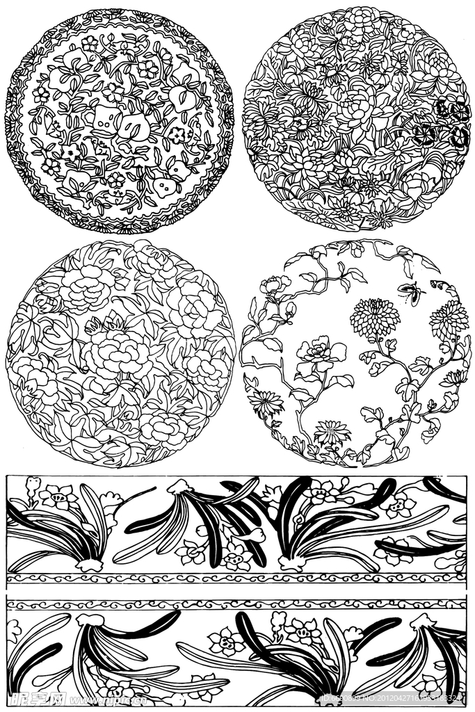 平面设计资料集 中国装饰花纹图案集