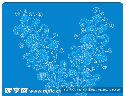 花草图案