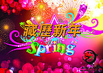 西藏拉萨格桑花 藏历新年