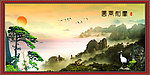 风景如画 山中瀑布