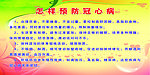 冠心病知识展板