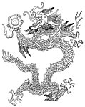 传统龙纹理