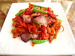 辣椒皮炒腊肉