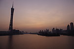 夕阳城市风景