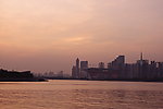 夕阳城市风景