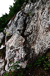 方山的石壁