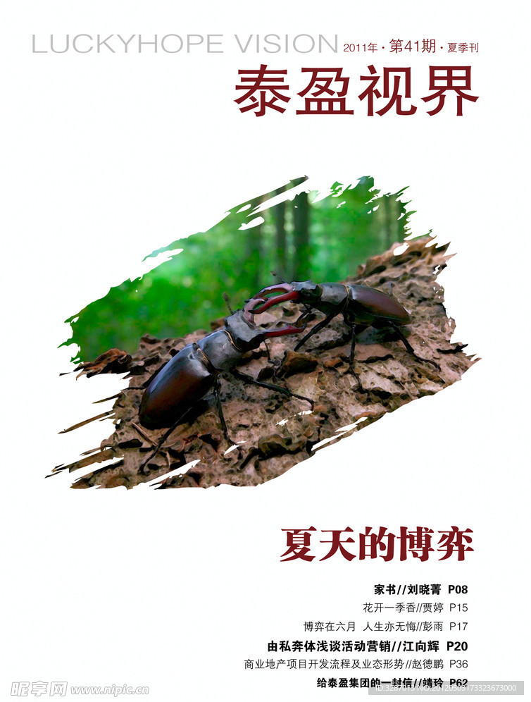 泰盈夏季刊 杂志封面设计