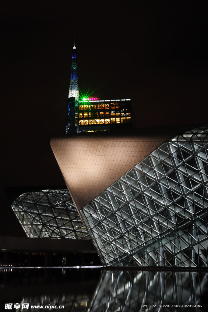 广州歌剧院夜景