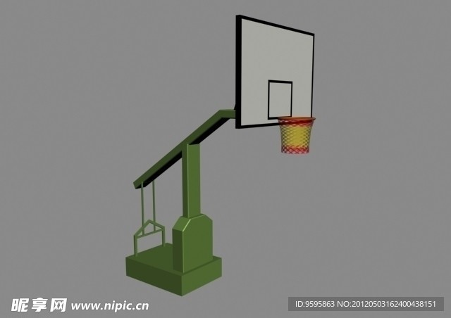 3D 篮球架模型